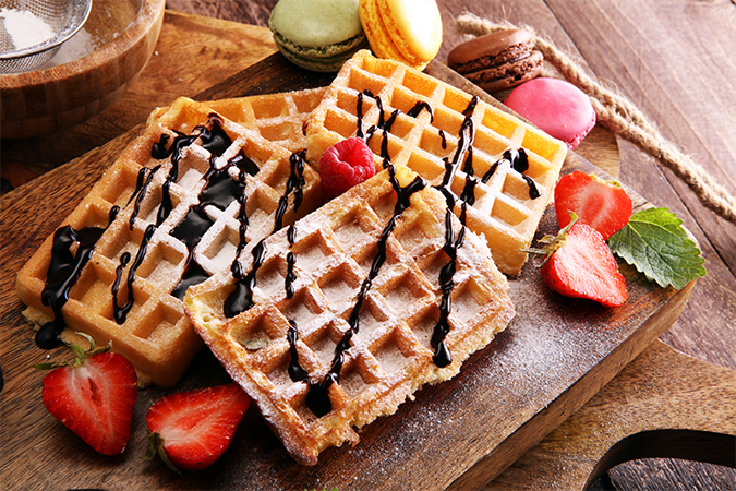 ワッフル Waffle 語源由来辞典